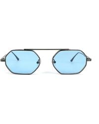 Cossimo - Magari Metal Hexagon Lens Sunglasses - Lyst