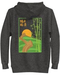 Anchor and Crew - Heather Great Wall Of China Landmark Cotton Blend Hoodie - Lyst