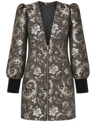 Mandarano - Belladonna Brocade Mini Dress - Lyst