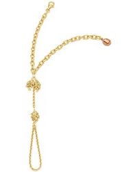 Unaloe - Leaf Hand Chain Bracelet – Plated Sterling - Lyst