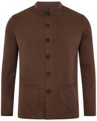 Paul James Knitwear - Extra Fine Merino Wool Alonzo Knitted Nehru Jacket - Lyst