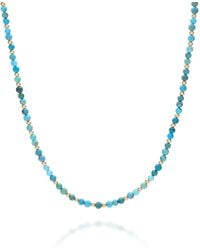 Nellou Jewellery - Jewel Bead December Birthstone Necklace Plated Sterling - Lyst