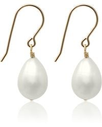 Kiri & Belle - Willow Baroque Pearl Hook Earrings - Lyst