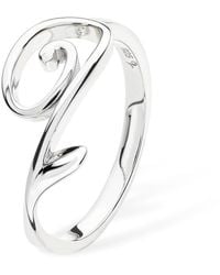 Lucy Quartermaine - Solid Sterling Q Ring - Lyst
