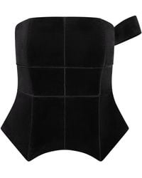 Marieta Yan - Zephyr Cotton Velvet Top - Lyst
