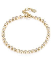 KAMARIA - Classic Bezel Tennis Bracelet - Lyst