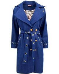 Maui X Lolita - Bellina Denim Trench Coat - Lyst