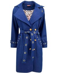 Maui X Lolita - Bellina Denim Trench Coat - Lyst