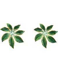 The Pink Reef - Tropic Earring In Jungle - Lyst
