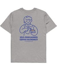 Anchor and Crew - Heather Gustatory Coffee Alchemist Organic Cotton Embroidered T-Shirt - Lyst