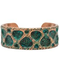 Anatoliacraft - Vintage Copper Cuff Bracelet With Patina - Lyst