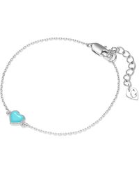 Grosse - Platinum & Enamel Heart Bracelet, Series Pop Heart - Lyst