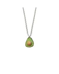 POPORCELAIN - Mini Porcelain Avocado Necklace, Tone - Lyst