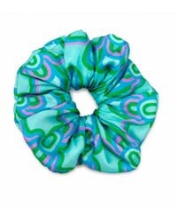 Julia Clancey - Super Sized Luxe Aqua Olympia Silk Scrunchy - Lyst