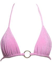 Patti Jane Swim - Farrah's Sparkle Disco Triangle Bikini Top - Lyst