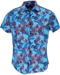 lords of harlech - Scott Ocean Floral Shirt - Lyst