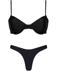 Playaluxe - High Cut Underwire Bikini Set - Lyst