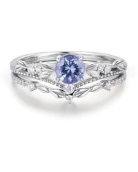 Azura Jewelry New York - Reverie Tanzanite Ring Set Vermeil - Lyst