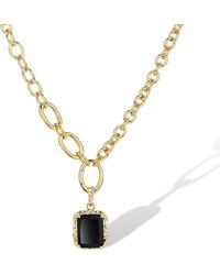 Retro Chic - Agate Lava Necklace - Lyst