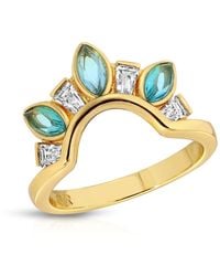 Glamrocks Jewelry - Seven Wonders Ring- Sky - Lyst