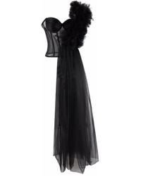 LIA ARAM - Deconstructed Ruffled Corset - Lyst