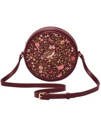 Fable England - Chloe Owl Embroidered Circle Bag - Lyst