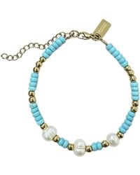Christina Greene - Free Spirit & Pearl Beaded Bracelet - Lyst