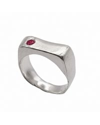 Moca Jewellery - Grace Bow Ring - Lyst