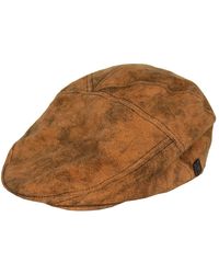 Dasmarca Hats - Neutrals Alex Sand Leather Cap For - Lyst