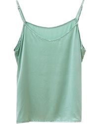 Soft Strokes Silk - Pure Mulberry Silk Camisole With Adjustable Straps - Lyst