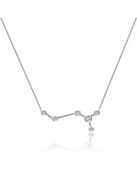 Genevieve Collection - Scorpio Zodiac Constellation Necklace 18K & Diamond - Lyst