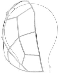 SALLY SKOUFIS - Warrior Headpiece With Made Cz Diamond Stimulant - Lyst