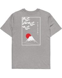 Anchor and Crew - Heather Mount Fuji Landmark Organic Cotton T-Shirt - Lyst