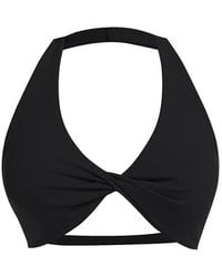 GOD SAVES QUEENS - Second Skin Studio Crop Top Onyx - Lyst