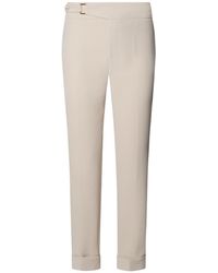 The Extreme Collection - Neutrals Toffee Atelier Buckle Trousers - Lyst