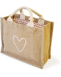 KORISSA - Jute Canvas Gift Bag - Lyst