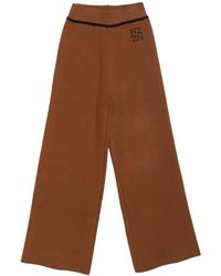 Niza - Knitted And Elastic High-Waist Pants - Lyst
