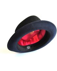 Dasmarca Hats - Edward Two Tone Wool Felt Winter Porkpie Hat - Lyst