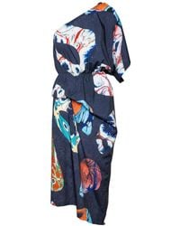 ARTISTA - Bluewater One Shoulder Midi Dress - Lyst