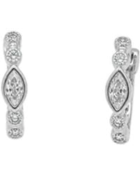Uchi and Soto - Enso Stone Huggie Hoop Earrings - Lyst