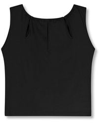 Marianne by Marie Jordane - Gaby Teardrop Neckline Top - Lyst