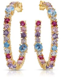 Native Gem - Wild Child Hoop Earrings - Lyst