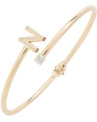LÁTELITA London - Initial Bangle N - Lyst