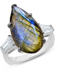 SALLY SKOUFIS - Visionary Ring With Labradorite - Lyst