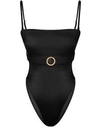Mahogany Coast Swim - Dolce Belted Swimsuit - Lyst