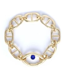 CAPSULE ELEVEN - Chain Eye Bracelet Lapis Lazuli - Lyst