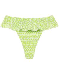 Montce - Lime Icing Tamarindo Ruffle Bikini Bottom - Lyst