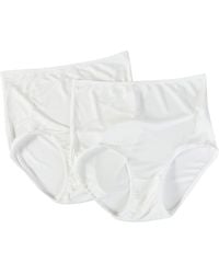 Soft Strokes Silk - Set Of Two Knitted Silk Mid Rise French Cut Pantie Shimmer Collection - Lyst