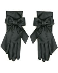 RainSisters - Leather Gloves With Cashmere Lining - Lyst