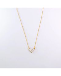 Saras Fine Jewellery - Parisa Heart Necklace - Lyst